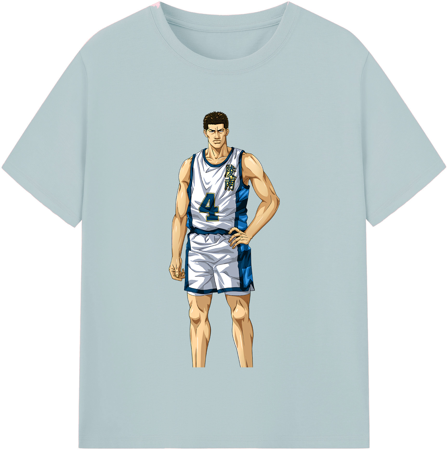 SLAM DUNK／スラムダンク 綿100％半袖Tシャツ（フロントプリント）